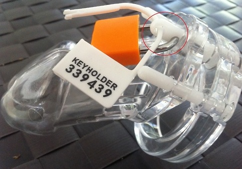 This is some extra security to the CB-6000 chastity belt